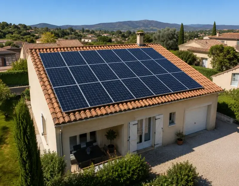 Prime à l'autoconsommation panneaux solaires Ampuis — aide financière de l'État